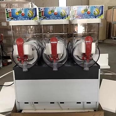 Оборудование для ресторанов, кафе: 3 qablı slashi/soyudulmuş içki aparatı - 3 müstəqil tank: eyni anda 3 — 6