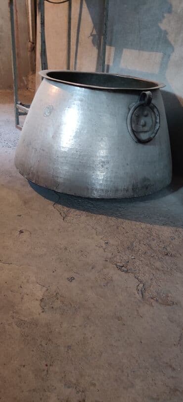 qazan qab: Aş qazanı, rəng - Gümüşü, Mis — 3