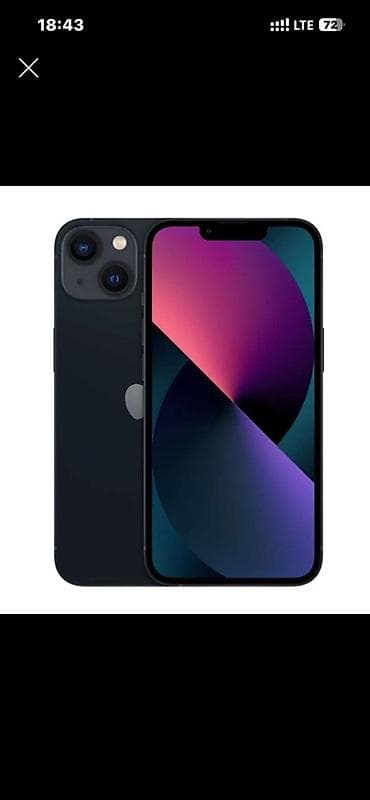 IPhone 13, 128 GB, Midnight lalafo.az -da IPhone 13, 128 GB, Midnight