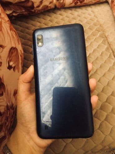sony qulaqlıq qiymeti: Samsung A10e, 64 GB, rəng - Göy, Barmaq izi — 5