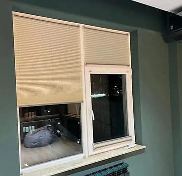 islenmis perdeler: PLİSE JALÜZ PƏRDƏLƏR - Pəncərəyə inteqrasiya olunan plise jalüz — 1