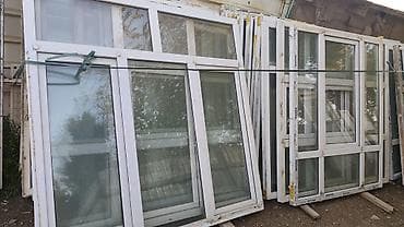 suse qiymetleri: PVC pəncərə blokları - Material: Ağ rəngli PVC/profil karkas - Şüşə — 1