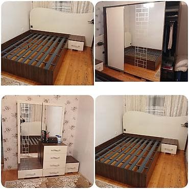 yataklar: İkinəfərlik çarpayı, Dolab, Termo, 2 tumba, İşlənmiş — 1