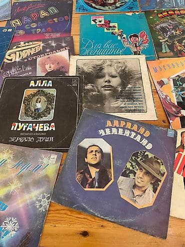 Виниловые пластинки: Böyük vinil plaqlar kolleksiyası - Janrlar: sovet estradası, pop — 2