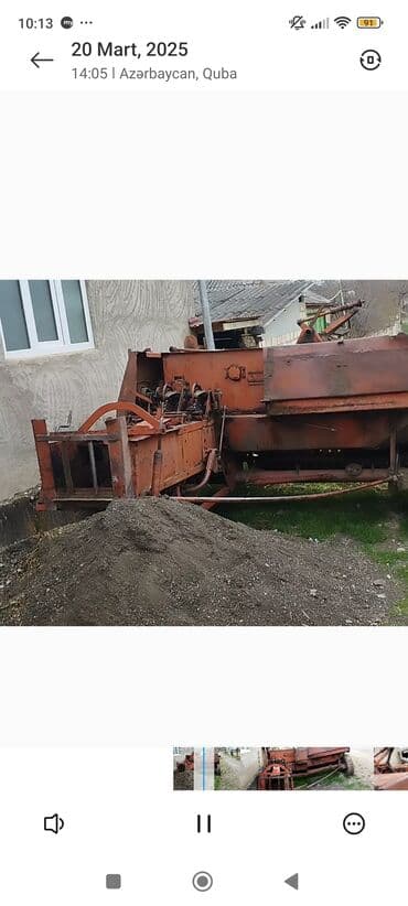 təkər traktor: Ot bağlayan pres. Yaxşı vəziyyətdədir sənədlər qaydasındadır. - Kənd — 3