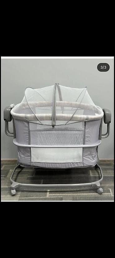 Nənni beşik satıllr 90 manat.❌ Yox endirim olundu cemi 65azn 2/3 yaşa
