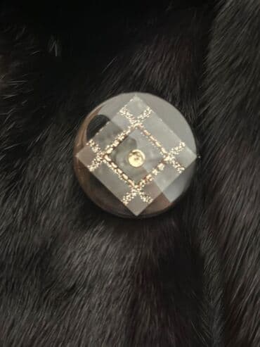 ziyafət geyim: Kürk, rəng - Qara — 4