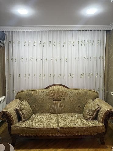 oturaca: Klassik üslubda 3 nəfərlik divan - Material: Təbii ağac karkas, oyma — 2