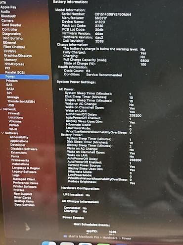 İşlənmiş Apple MacBook, 15.4 ", Intel Core i7, 512 GB — 8