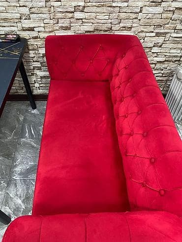 Mini-divan, Açılmayan, Bazasız, Vеlur parça, Çatdırılma yoxdur — 4