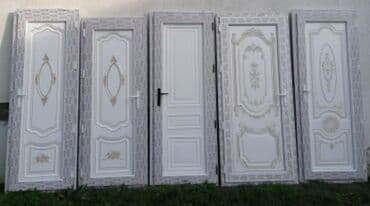 qapı setkaları: Yeni Plastik qapı 80x200 sm Zamok və çərçivə ilə, Zəmanətli, Pulsuz quraşdırma, Ödənişli çatdırılma, Rayonlara çatdırılma — 8