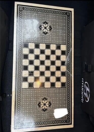 Перчатки: Taxta nərd/şahmat dəsti - Material: ağacdan hazırlanmış, laklı səth - — 5