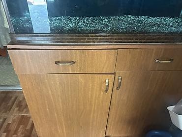 Dördbucaq akvarium, Balıqlarla birlikdə, 500 l, Ünvandan götürmə