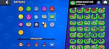 Salam. Tam aktiv şəkildə oynanılmış, içi dolu Brawl Stars hesabımı — 10