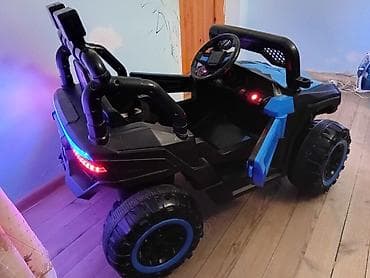 Uşaq üçün elektrik maşınları: Uşaq maşını Pultu adapteri var Maşının öz mahnıları var flaşkada — 10