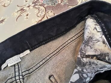 sarımsaq yağı qiyməti: Şalvar, Bershka, S, rəng - Ağ — 12