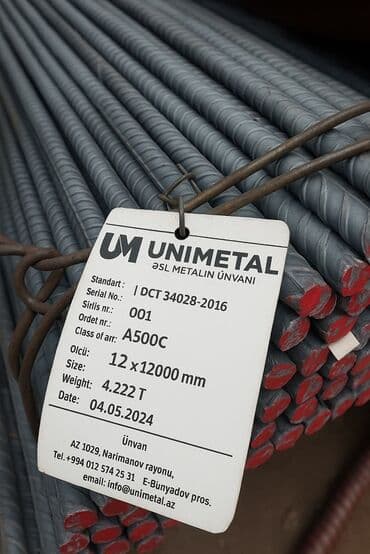 armatur qiyməti 2022: Unimetal şirkətindən DCT 34028-2016 standartına uyğun, seriya nömrəsi — 1
