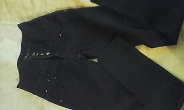 qara cins şalvar: Uzunbel qara şalvar razmer 27 — 3