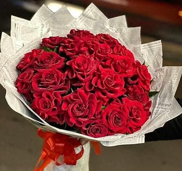 diffenbaxiya bitkisi: 🔴 21 Qızılgül səbəti - 40₼ Buket - 55₼ — 3