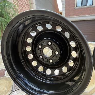 diskilər: Toyota üçün disk və kalpak dəsti - 4 ədəd polad disk: qara rəng, 5 — 2