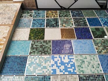 kafel modelleri: Mozaik plitələr – geniş seçim - Material: şüşə və keramika mozaik — 1