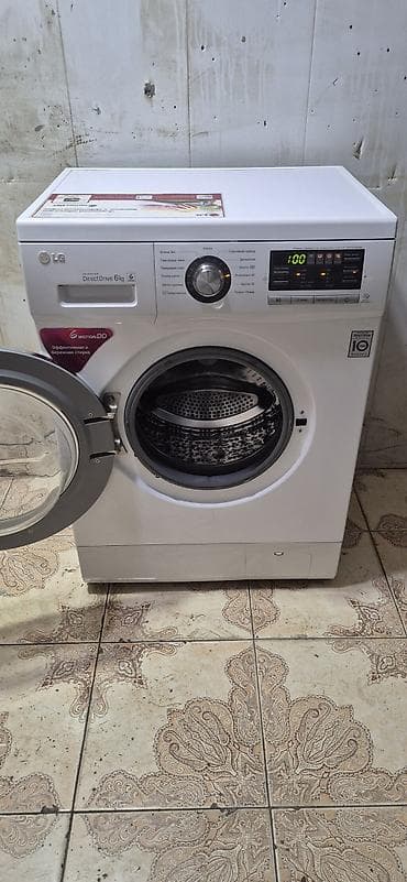 hoffman mikrodalgali soba: Paltaryuyan maşın LG, 6 kq, İşlənmiş, Avtomat, Qurutma var, Ödənişli çatdırılma — 2