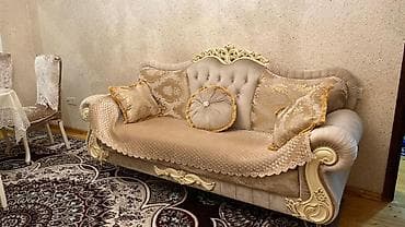 kreditle torpaq: Klassik divan kreslo dəsti. 850 AZN. ideal vəziyyətdədi jurnalni — 2