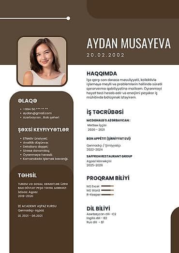 Tikinti və təmir: İşəgötürənlərin diqqətini çəkəcək, müasir və rəsmi üslubda CV dizaynı — 1
