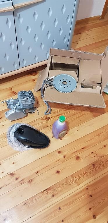 moto bot: Moped/velosiped üçün benzin mühərriki dəsti – LD80 (iki dövrlü) — 4