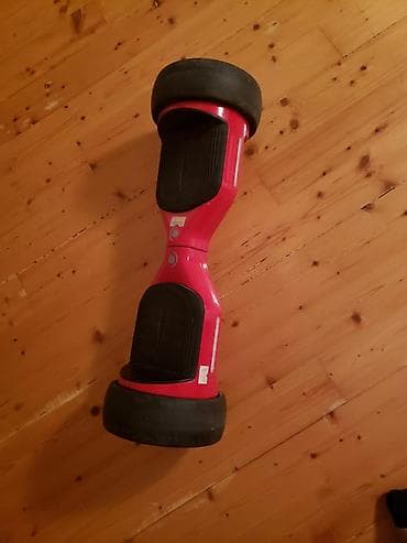 elektrik scooter: Özünü tarazlayan elektrikli skuter (hoverboard) - Rəng: qırmızı - İki — 1