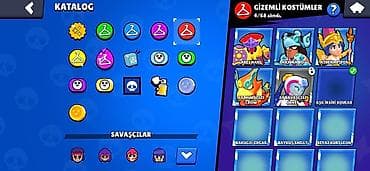 son zeng dekoru: Brawl Stars hesabı – zəngin kostyum kataloqu və yüksək irəliləyiş — 2