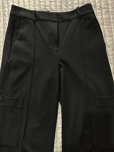 polo şalvar: Şalvar, Massimo Dutti, rəng - Qara — 1