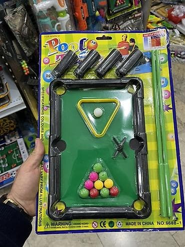 Uşaq üçün mini bilyard oyunu dəsti - Yaş qrupu: 3+ - Stolüstü mini
