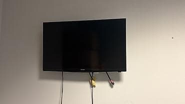 premier televizor: Samsung LED televizor, divar asqısı ilə - Ekran: təxminən 32" LED — 1