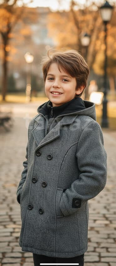 шапки зимние, демисезонные: Пальто, Унисекс, 10 - 12 лет — 1