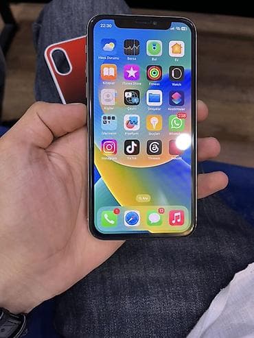 apple iphone 3g: IPhone X, Gümüşü, Face ID — 5
