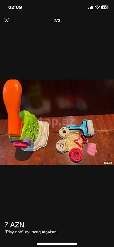 детский игровой набор play doh: Et ceken playdoh Play doh Plastilinden ferqli figurlar eemek — 2