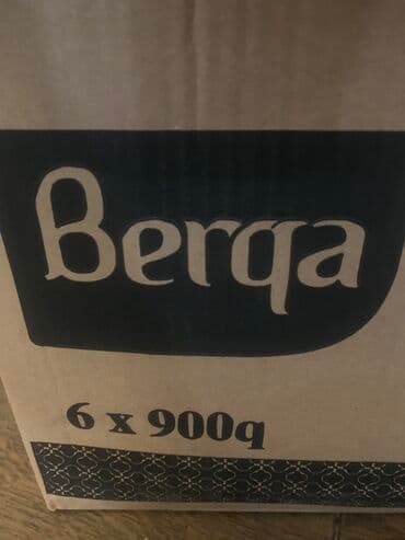Berqa markalı, 6 ədəd 900 qramlıq qablarda olan məhsul. Bu, çoxsaylı