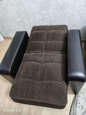 müdir kreslosu: İşlənmiş, Divan, 2 kreslo, Bazalı, Açılan — 8
