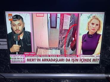 p smart ekran: Hoffmann smart televizor.82 sm.Ustada olmayib.Əla vəziyətdə.Real alici — 2