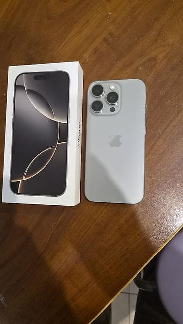 iphone x satisi: IPhone 16 Pro, 256 GB, Natural Titanium, Face ID — 3