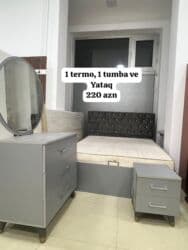 Yataq dəsti satılır 220₼. Dolabı yoxdur. Ünvan Binəqədi. Fatimə99