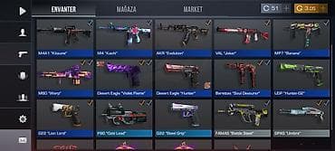 qizil alan: Oyun hesabı – Standoff 2 Ümumi: - Profil səviyyəsi: 58 - ID — 3