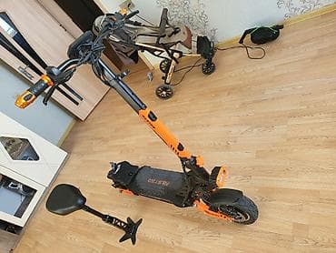 Elektrik skuter – Faster E‑Scooter - Rəng: narıncı/qara — 1