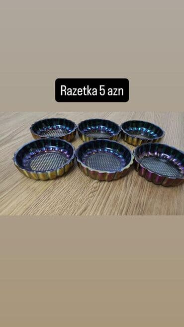 Şirniyyət qəlibləri, Metal, Dairəvi, 6 lalafo.az -da Şirniyyət qəlibləri, Metal, Dairəvi, 6