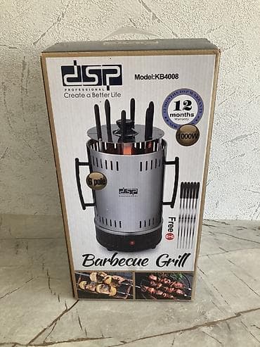 cappuccino aparati: Vertikal kabab aparatı, 12 şişli, Termostatsız, İşlənmiş — 2