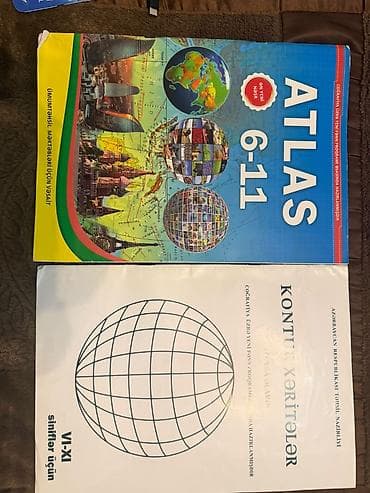 Məhsul: Coğrafiya Atlası və Kontur Xəritələr dəsti - Atlas: “ATLAS