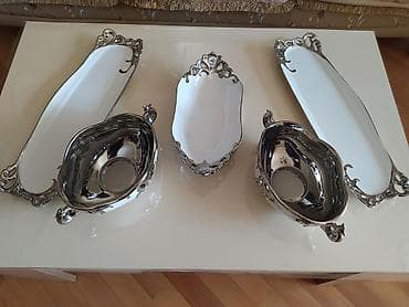 cayni servis: Nahar dəsti, rəng - Ağ, Farfor — 5