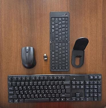 joystick komputer: Klaviatura 2 ədəd təzə alınıb qəti heç bir əzik cızıq problem yoxdur 3 — 1