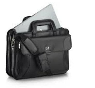 HP noutbuk çantası – klassik qara rəngdə, işgüzar üslub - 15.6